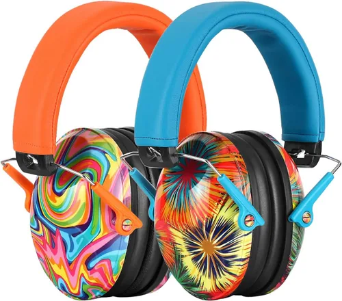 Vista 20 de PROHEAR 032 2.0 - Auriculares con cancelación de ruido para niños - Reducción de ruido de 25dB - Orejeras ajustables de protección sensorial