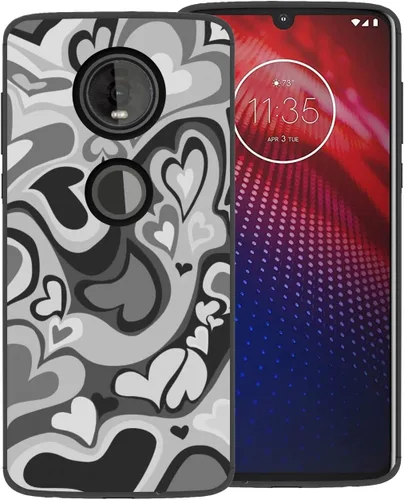 Vista 8 de Funda para teléfono Motorola Moto Z4, bonita funda de teléfono para Motorola Moto Z4, diseño estético, lindo patrón a prueba de golpes