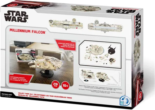 Vista 6 de 4D Cityscape Kits de modelo de papel 3D de Star Wars (Millennium Falcon)