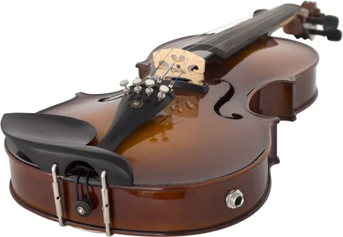 Vista 4 de Violín acústico/eléctrico de ébano Cecilio CVNAE, 4/4 (tamaño completo)