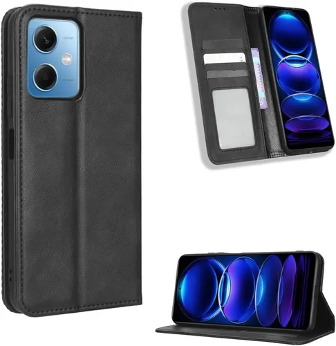 Vista 65 de Funda para BLU Bold N2, funda de piel sintética para BLU Bold N2, funda para BLU Bold N2 5G N0050UU Funda de piel sintética negra Negro
