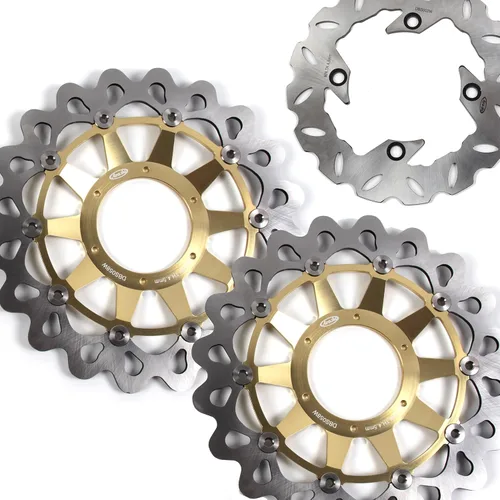 Vista 19 de Arashi Rotores de disco de freno delantero y trasero para Honda CBR600RR 2003-2020 Accesorios de repuesto de motocicleta CBR 600 RR CBR600 600RR