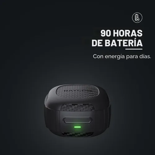 Vista 5 de Raycon Impact - Auriculares resistentes a impactos de grado militar, auriculares Bluetooth IP67 con sonido estéreo, 90 horas de duración de batería