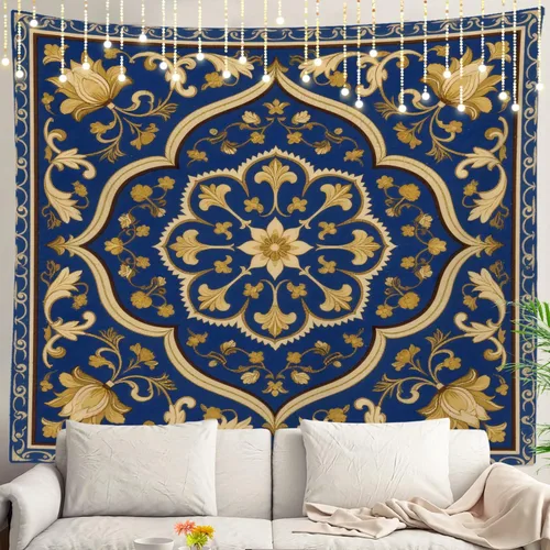 Vista 59 de Shrahala Circles Tapestry, Abstract Art With Various Circles Wall Hanging Hd Print Polyester Backdrop For Dorm Room Bedroom 30 X 40 In