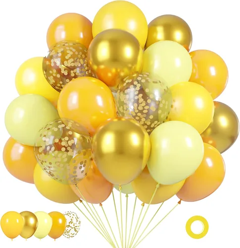 Vista 15 de Globos negros y metálicos plateados, 50 piezas de globos negros y plateados de 12 pulgadas, globos para fiestas para cumpleaños, graduación, Año