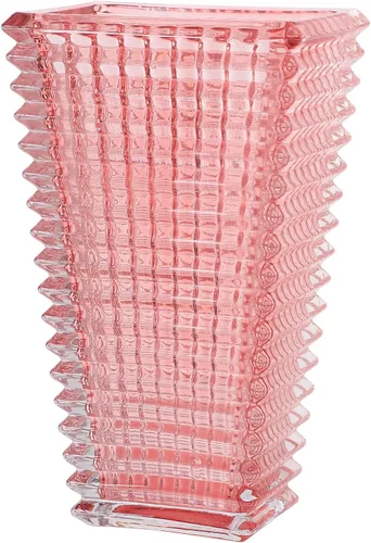 Vista 17 de MCMCNCUIU Juego de 4 jarrones de cristal, jarrones de cristal ámbar, jarrón de cristal para centros de mesa, moderno florero para sala de estar