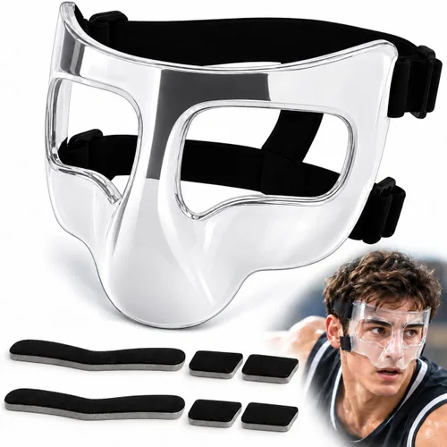 Vista 10 de Nose Guard for Broken Nose, Face Shield Mask for Soccer and Basketball