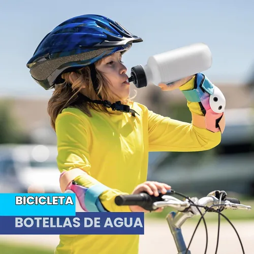 Vista 4 de 4E's Novelty Botellas de agua deportivas a granel (paquete de 12) de 18 onzas, botella de agua de plástico reutilizable para niños, sin BPA, regalos