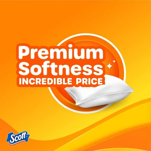 Vista 7 de Scott ComfortPlus - Papel higiénico perfumado, 12 rollos, 310 hojas por rollo