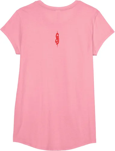 Vista 73 de Slipknot Tribal Calavera playera, niños 12, Rojo
