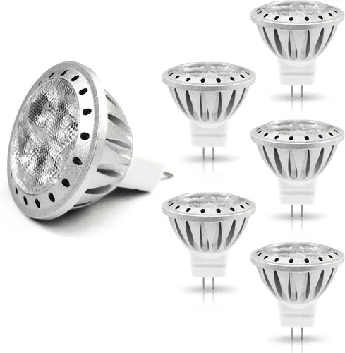 Vista 8 de ALIDE Bombillas LED MR11 GU4 de 12 V de bajo voltaje 6000 K luz diurna Blanco luz diurna