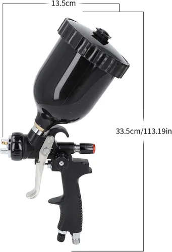 Vista 8 de Luocute Hvlp - Pistola de pintura para Pintar Hvlp, pistolas de pintura automotriz, pulverizador de pintura para muebles, pistola para Pintar Carros