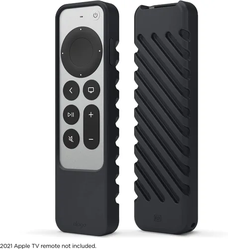 Vista 9 de elago Funda protectora R3 para Apple TV 4K Siri Remote 3ª y 2ª generación Negro