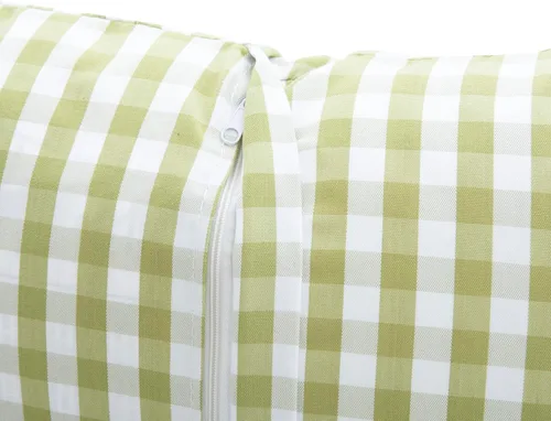 Vista 15 de Linon Harris Apple Verde 2 piezas de cojín de rincón con 3 almohadas de acento coordinadas de Linon - Solo se ajusta a la colección Harris Nook