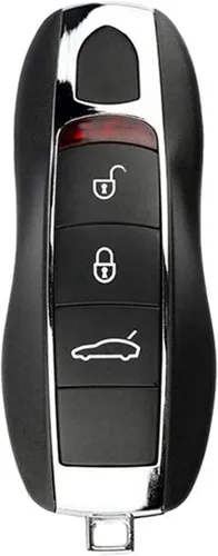 Vista 11 de Funda protectora para llavero inteligente compatible con Porsche Boxster Turbo Cayenne Panamera Macan Cayman 911, llave inteligente sin llave (negro)