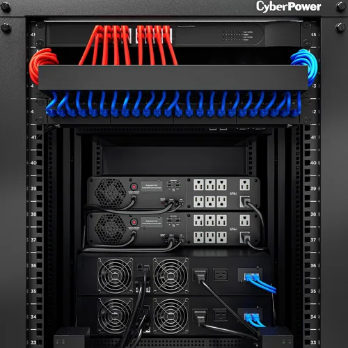 Vista 6 de CyberPower CP1500PFCRM2U Sistema UPS Sinewave PFC con respaldo de batería y protector contra sobretensiones, 1500VA/1000W, 8 tomas de corriente