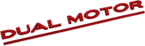 Vista 7 de Modelo 3 Y Emblema de Motor Dual Adhesivo de Insignia con Letras Subrayadas Accesorios Compatibles con Tesla Model 3/Y/S/X (Negro Brillante)
