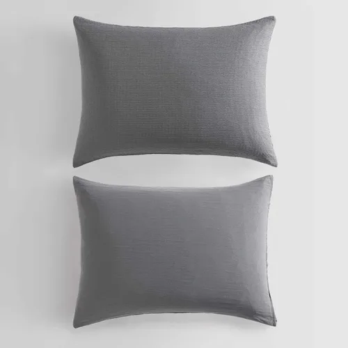 Vista 8 de Calvin Klein - Juego de funda de edredón tamaño Queen, ropa de cama texturizada súper suave con fundas a juego, decoración reversible del hogar