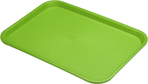 Vista 11 de PATIKIL Bandeja de comida rápida de 13.7 x 10.6, bandeja rectangular multiusos reutilizable de plástico PP para restaurante, cocina en casa