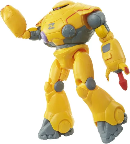 Vista 5 de Mattel Disney y Pixar Figura de acción de Lightyear y accesorios, robot Zyclops equipado para la batalla con proyectiles, acción de disparo
