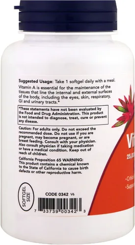 Vista 3 de Vitamina A (25.000 IU), 1