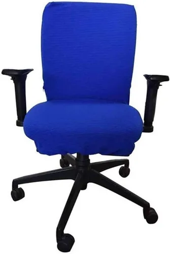 Vista 11 de Funda para silla de oficina con elástico extraíble y elástico para silla de oficina, funda de asiento elástica y elástica, funda universal