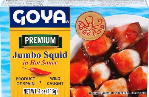 Vista 3 de Goya Alimentos en salsa caliente Octopus (Pulpo en salsa picante), 4-Ounce (Pack de 25)
