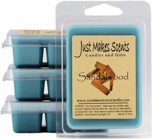 Vista 4 de Just Makes Scents Paquete de 2 - Cera perfumada de sándalo para derretir