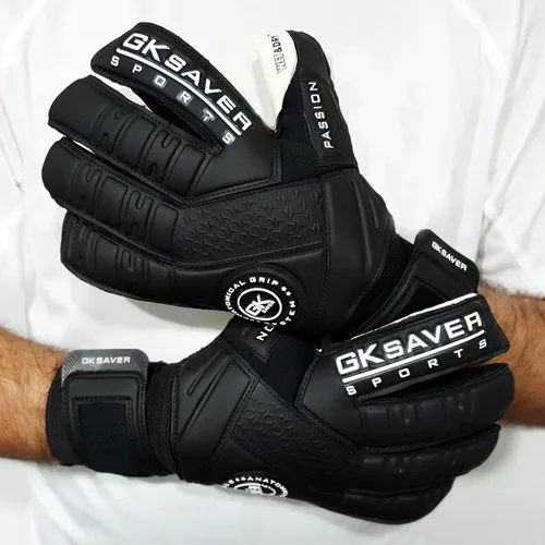 Vista 2 de GK Saver Guantes de portero de fútbol Passion Series Guantes de portero profesionales, talla 6 a 11, guantes salvadores extraíbles