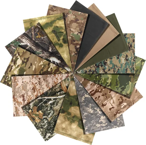 Vista 7 de Máscara facial con polaina para el cuello, protector facial de camuflaje de polvo que refresca el sol, bandana reutilizable y lavable