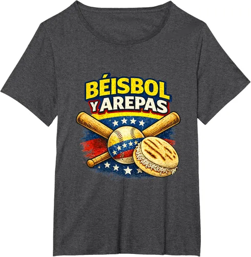 Vista 24 de Camiseta Beisbol y Arepas Venezuelas Baseball Pride Team 2026