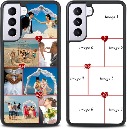 Vista 13 de Funda de goma personalizada para iPhone 14 13 12 11 Pro Max Xr Xs Max 7 8 Plus Samsung Galaxy S23 S22 S21 S20 Ultra Plus FE Note 20 10 A03S A53
