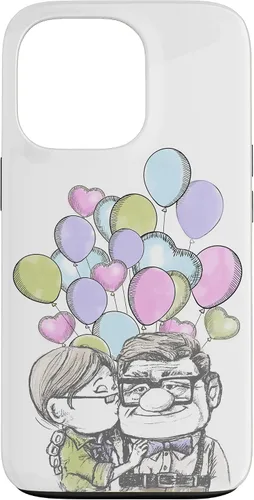 Vista 10 de Disney Pixar Up Carl & Ellie Sketch - Carcasa para iPhone 17