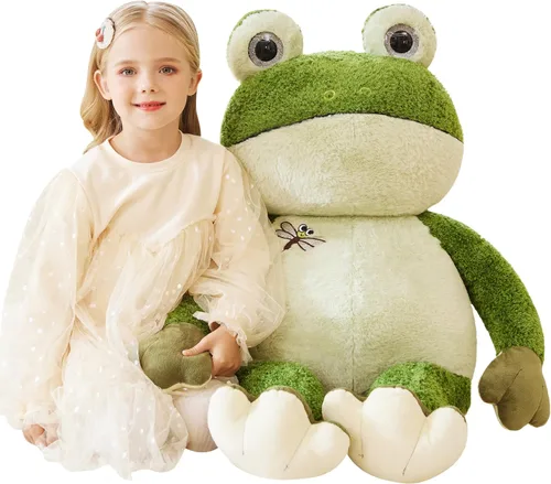 Vista 12 de EARTHSOUND Juguete de peluche con diseño de conejo gigante, conejo de 23 pulgadas de tamaño grande, juguetes suaves de tamaño jumbo, lindo y enorme