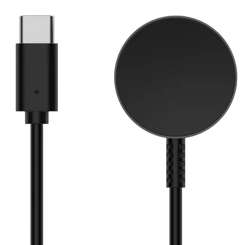 Vista 2 de Disscool Cable de carga rápida PD de repuesto compatible con Samsung Galaxy Watch 6/6 Classic/Watch 5/5 Pro, soporte de cargador de cable tipo C