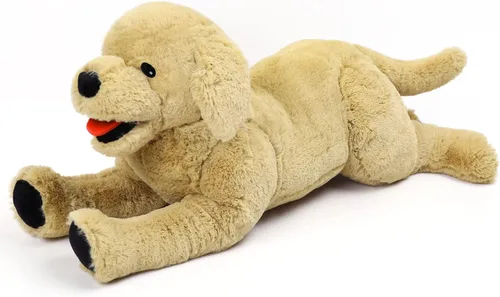 Vista 10 de LotFancy Animales de peluche de perros, 12 pulgadas, tiernos animales de peluche Golden Retriever, juguete de peluche de cachorro sentado, regalo
