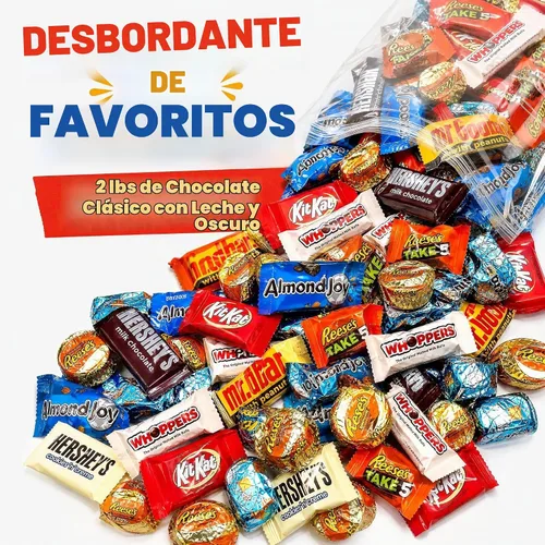 Vista 3 de Variedad de golosinas de chocolate a granel - Paquete de variedad de golosinas de chocolate de 2 lb - Golosinas de chocolate a granel de chocolate