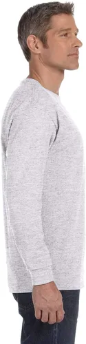 Vista 3 de Jerzees Dri-Power Camiseta de manga larga, paquete múltiple, para hombre