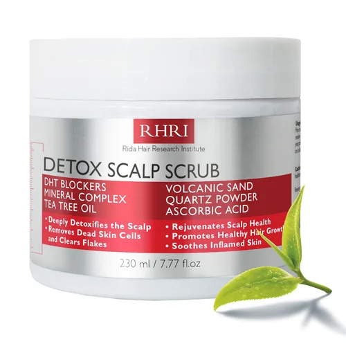 Vista 7 de Acondicionador Detox – Acondicionador de Limpieza Profunda para Cabello Dañado y Seco Detox de Metales Pesados y Eliminación de Acumulación