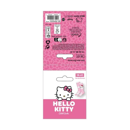 Vista 6 de Calcetines Hello Kitty Rosa 36-43