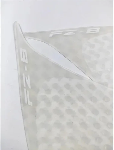 Vista 2 de Adhesivo para tanque de combustible de motocicleta, adhesivos laterales antideslizantes, accesorios para Yam & aha YZF FZ800 FZ-8N FZ8 N/S