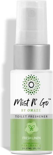 Vista 34 de Mist N' Go by Omaze - Aerosol de Baño de Viaje para Inodoro Eliminador de Olores - Aerosol de Inodoro de Viaje para Ambientador de Aire de Baño