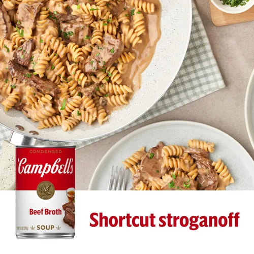Vista 4 de Campbell's - Sopa condensada de caldo de carne, lata de 10.5 onzas