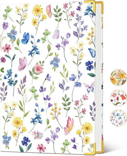 Vista 10 de Cuaderno de diario con líneas para mujeres, A5 de tapa dura de cuero rosa para escribir, 200 páginas, diario de viaje diario, cuaderno grueso