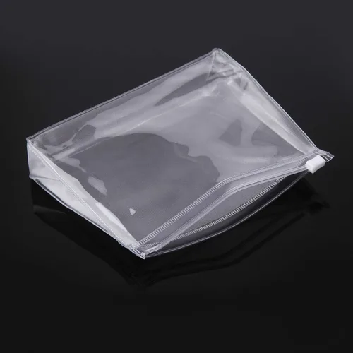 Vista 4 de JIAKAI 12pcs Mini Pequeño PVC Transparente Plástico Cosmético Organizador Bolsa Bolsa Con Cierre De Cremallera Para Viajes De Vacaciones, Baño Y