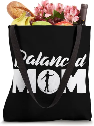 Vista 4 de Slacklining Mom Mother Slackliner Rope Dancer Slackline Tote Bag