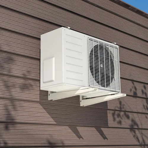 Vista 6 de Soporte de montaje en pared dividida plegable para mini split AC 7000 BTU a 12000 BTU