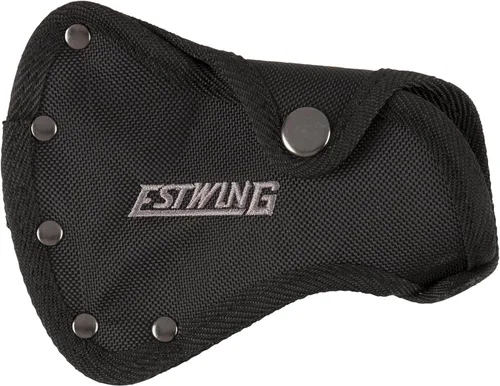 Vista 9 de ESTWING Sportsman's Axe - Hacha de camping de 12 pulgadas con construcción de acero forjado y agarre de cuero genuino - E14A