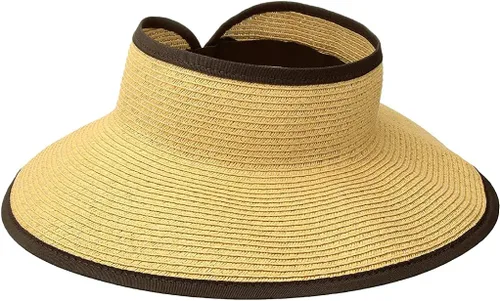 Vista 14 de San Diego Hat Co. Visera ultratrenzada para mujer con cinta y banda para el sudor Aqua Lime