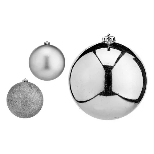 Vista 2 de Bolas de Navidad Krist+ Plateado Plástico Ø 15 cm 6